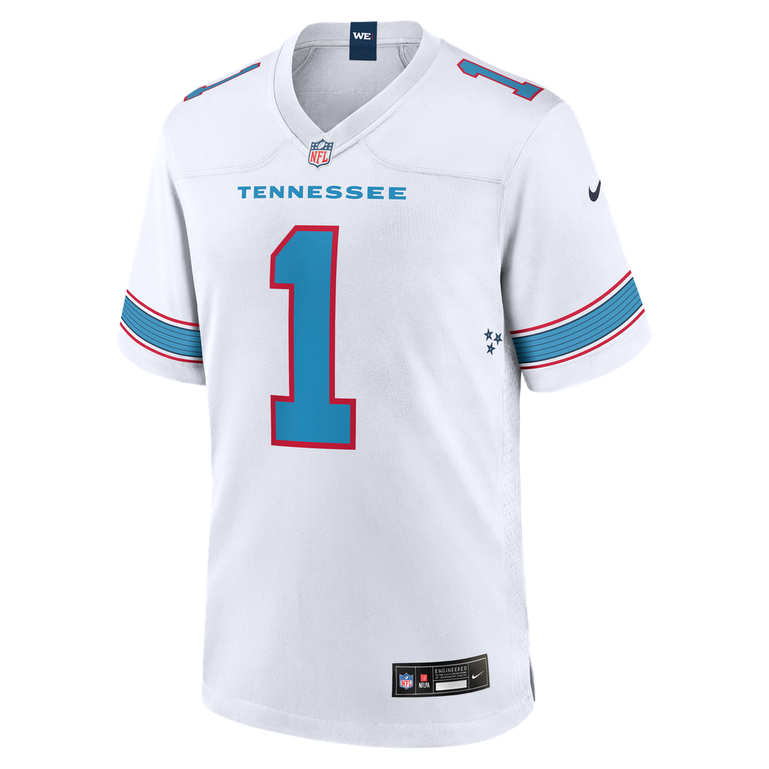 Cameron Ward Tennessee Titans Nike Game Jersey - Light Blue Official NFL Team Apparel Football Fan Gear