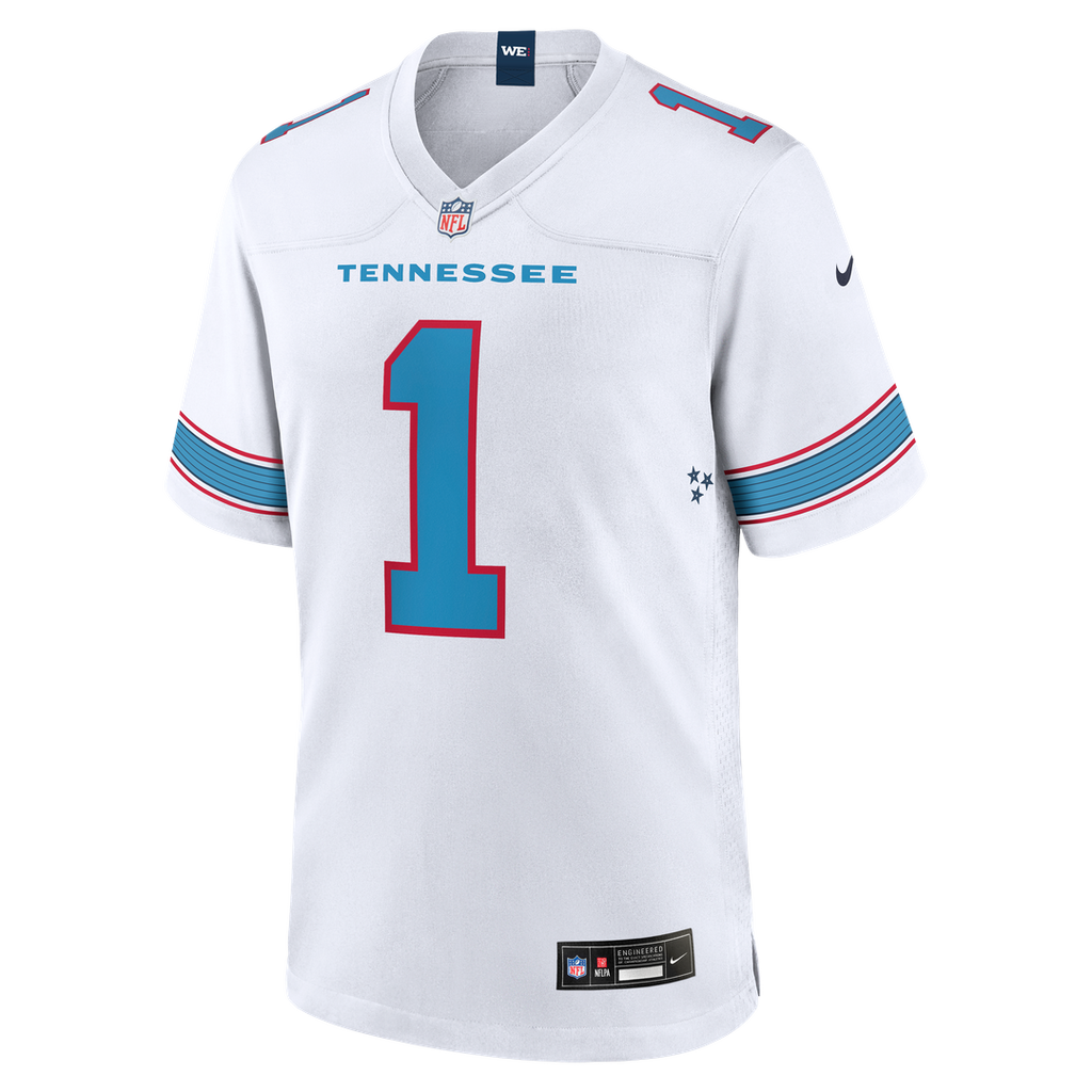 Cameron Ward Tennessee Titans Nike Game Jersey - White Official NFL Team Apparel Football Fan Gear