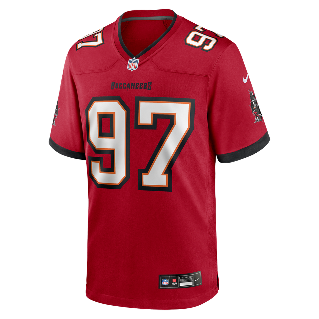 Al-Quadin Muhammad Tampa Bay Buccaneers Nike Team Game Jersey - Red Official NFL Team Apparel Football Fan Gear