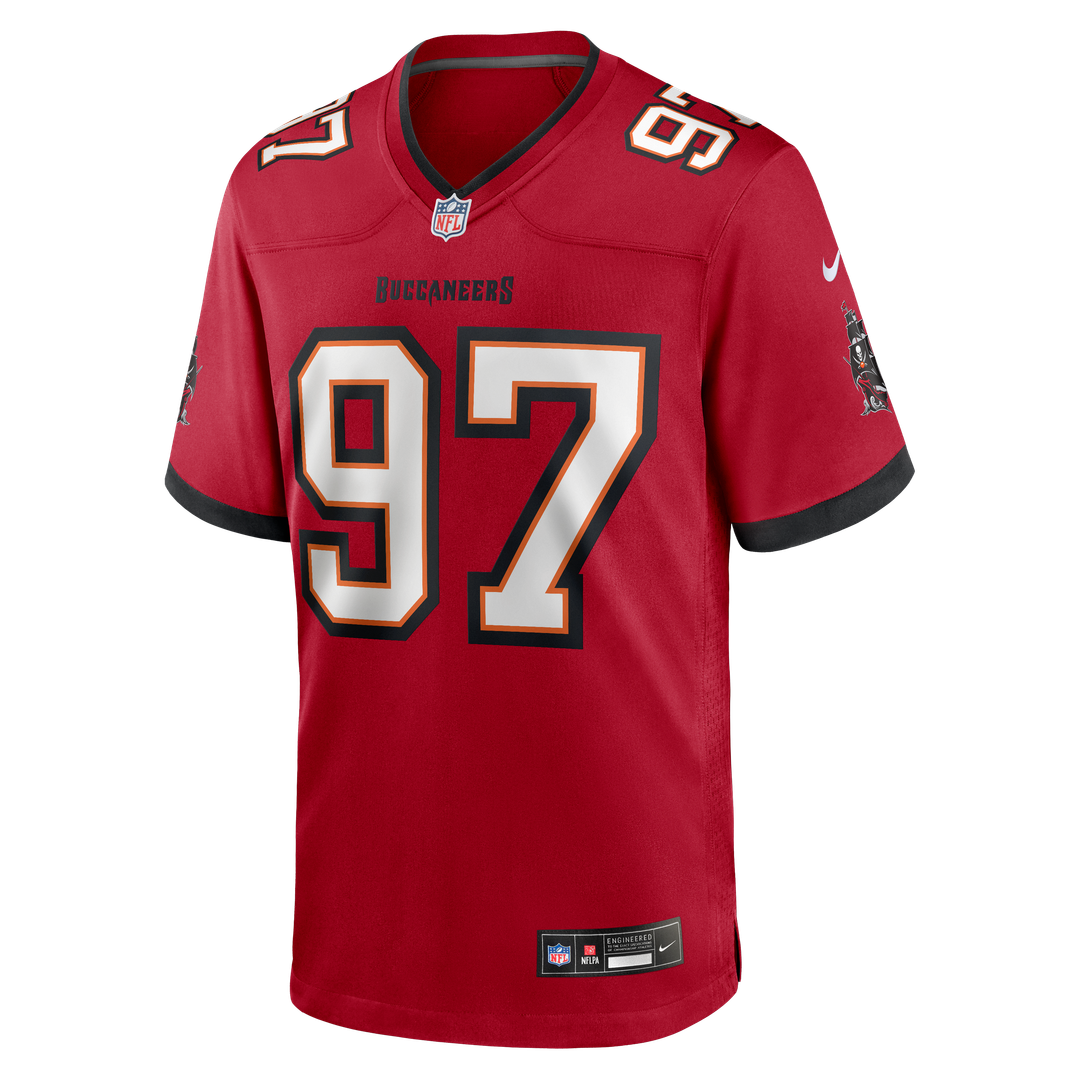 Al-Quadin Muhammad Tampa Bay Buccaneers Nike Team Game Jersey - Red Official NFL Team Apparel Football Fan Gear