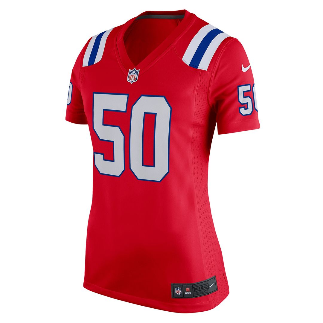 Mike Vrabel New England Patriots Nike Women's Retired Game Jersey - Red Official NFL Team Apparel Football Fan Gear