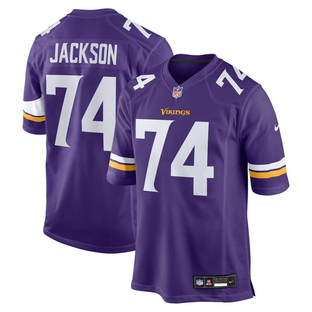Donovan Jackson Minnesota Vikings Nike Game Player Jersey - Purple Official NFL Team Apparel Football Fan Gear