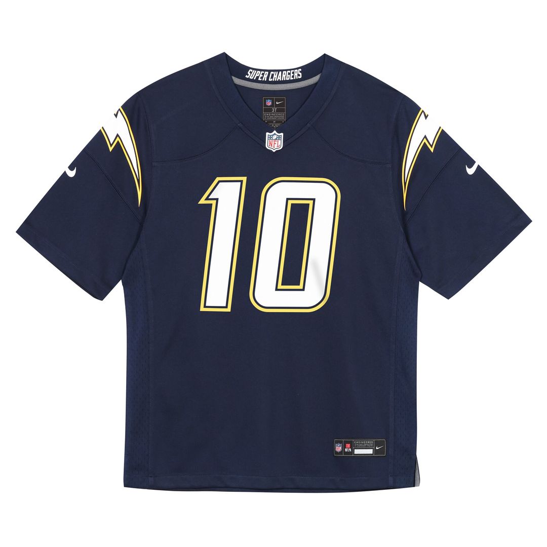 Justin Herbert Los Angeles Chargers Nike Toddler Alternate Super Chargers Game Jersey - Navy Official NFL Team Apparel Football Fan Gear