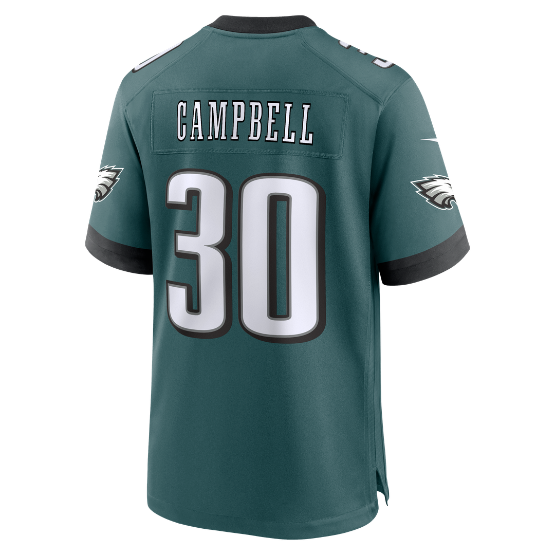 Jihaad Campbell Philadelphia Eagles Nike Game Player Jersey - Green Official NFL Team Apparel Football Fan Gear