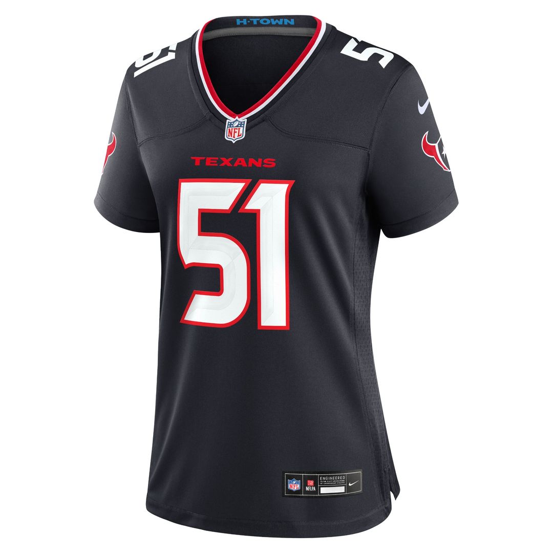 Will Anderson Jr. Houston Texans Nike Women's Game Jersey - Navy Official NFL Team Apparel Football Fan Gear