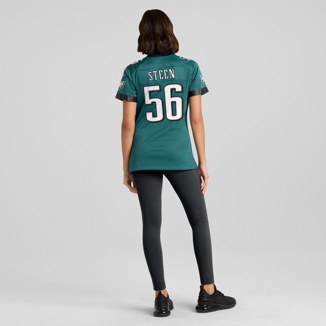 Tyler Steen Philadelphia Eagles Nike Women's Team Game Jersey - Midnight Green Official NFL Team Apparel Football Fan Gear
