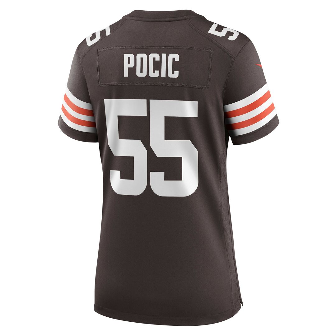 Ethan Pocic Cleveland Browns Nike Women's Game Jersey - Brown Official NFL Team Apparel Football Fan Gear