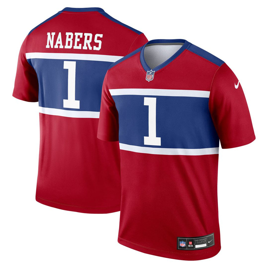 Malik Nabers New York Giants Nike Legend Player Performance Top - Red NFL Fan Gear Popular Style