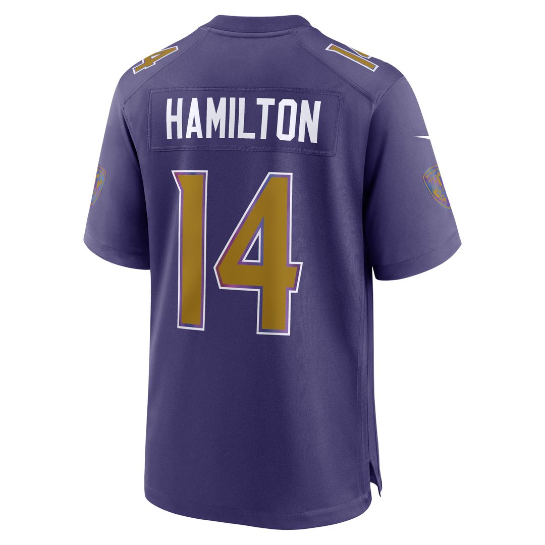 Kyle Hamilton Baltimore Ravens Nike Game Jersey - White Official NFL Team Apparel Football Fan Gear