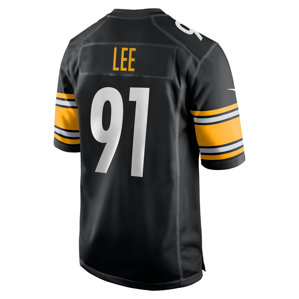 Logan Lee Pittsburgh Steelers Nike Game Jersey - Black Official NFL Team Apparel Football Fan Gear