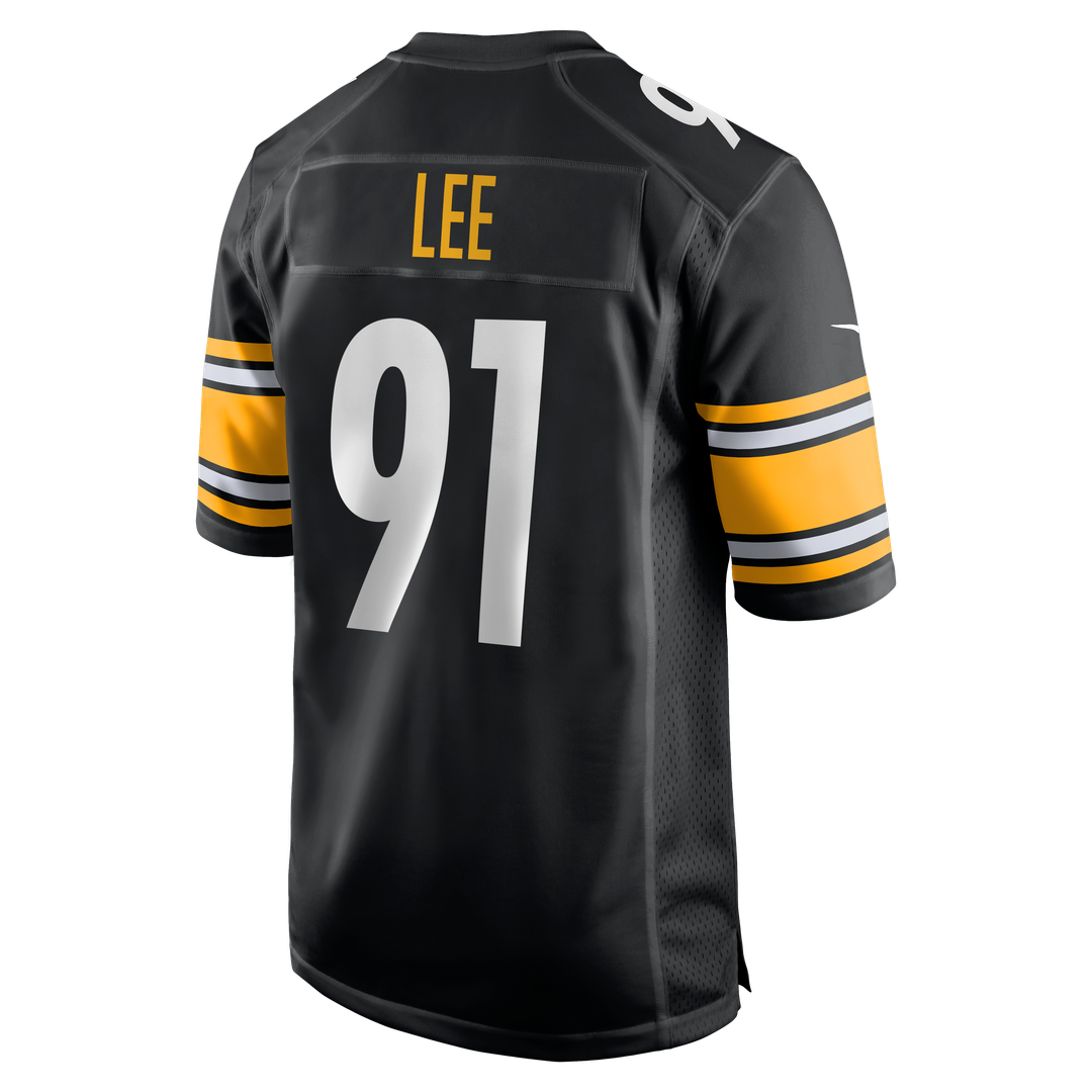 Logan Lee Pittsburgh Steelers Nike Game Jersey - Black Official NFL Team Apparel Football Fan Gear