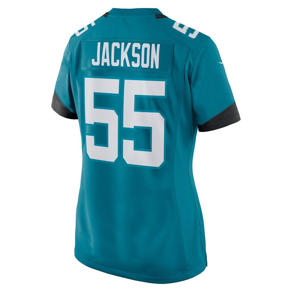 Dequan Jackson Jacksonville Jaguars Nike Women's Game Jersey - Teal Official NFL Team Apparel Football Fan Gear