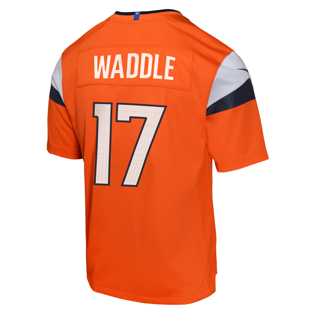 Jaylen Waddle Denver Broncos Nike Youth Game Jersey - Orange Official NFL Team Apparel Football Fan Gear