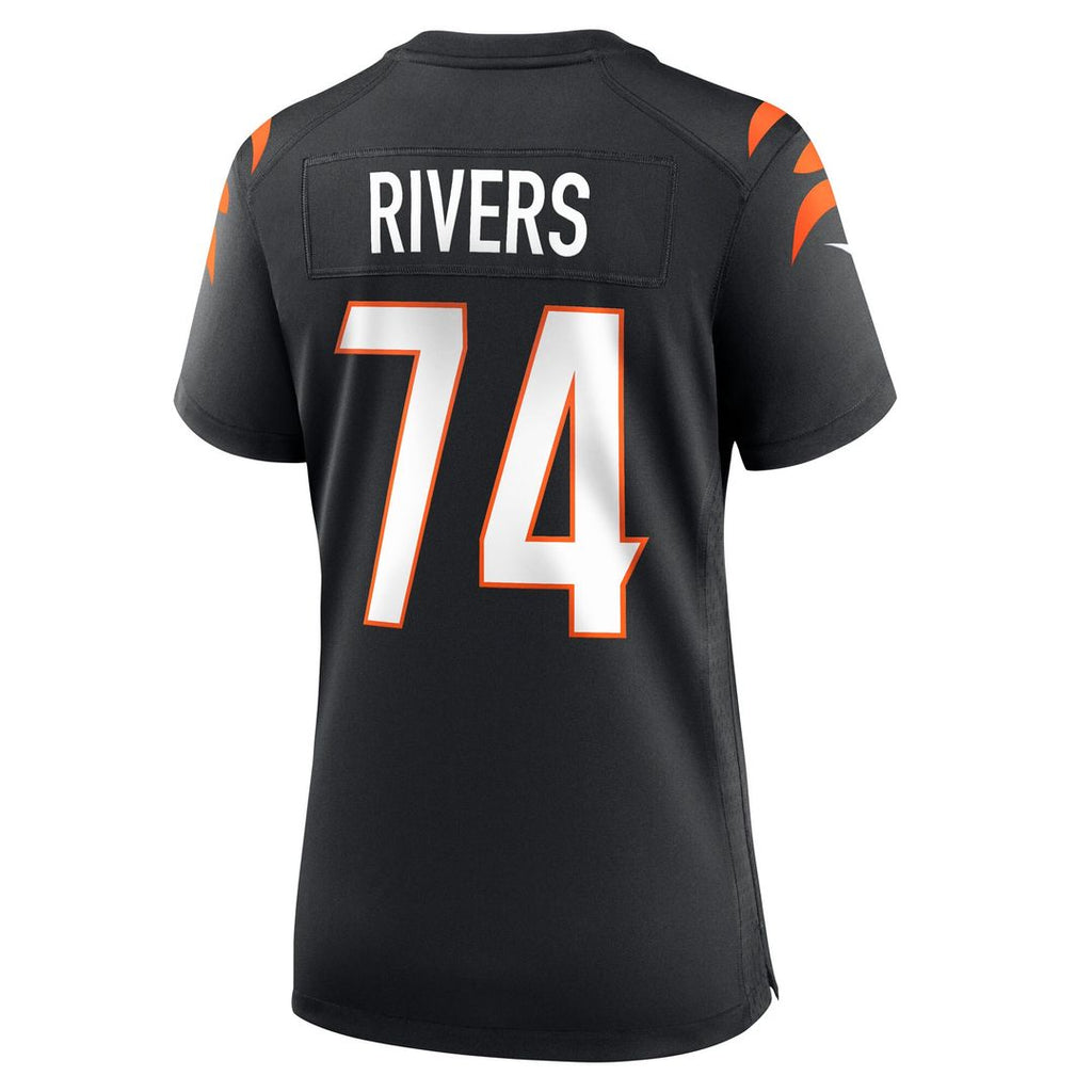 Jalen Rivers Cincinnati Bengals Nike Women's Team Game Jersey - Black Official NFL Team Apparel Football Fan Gear