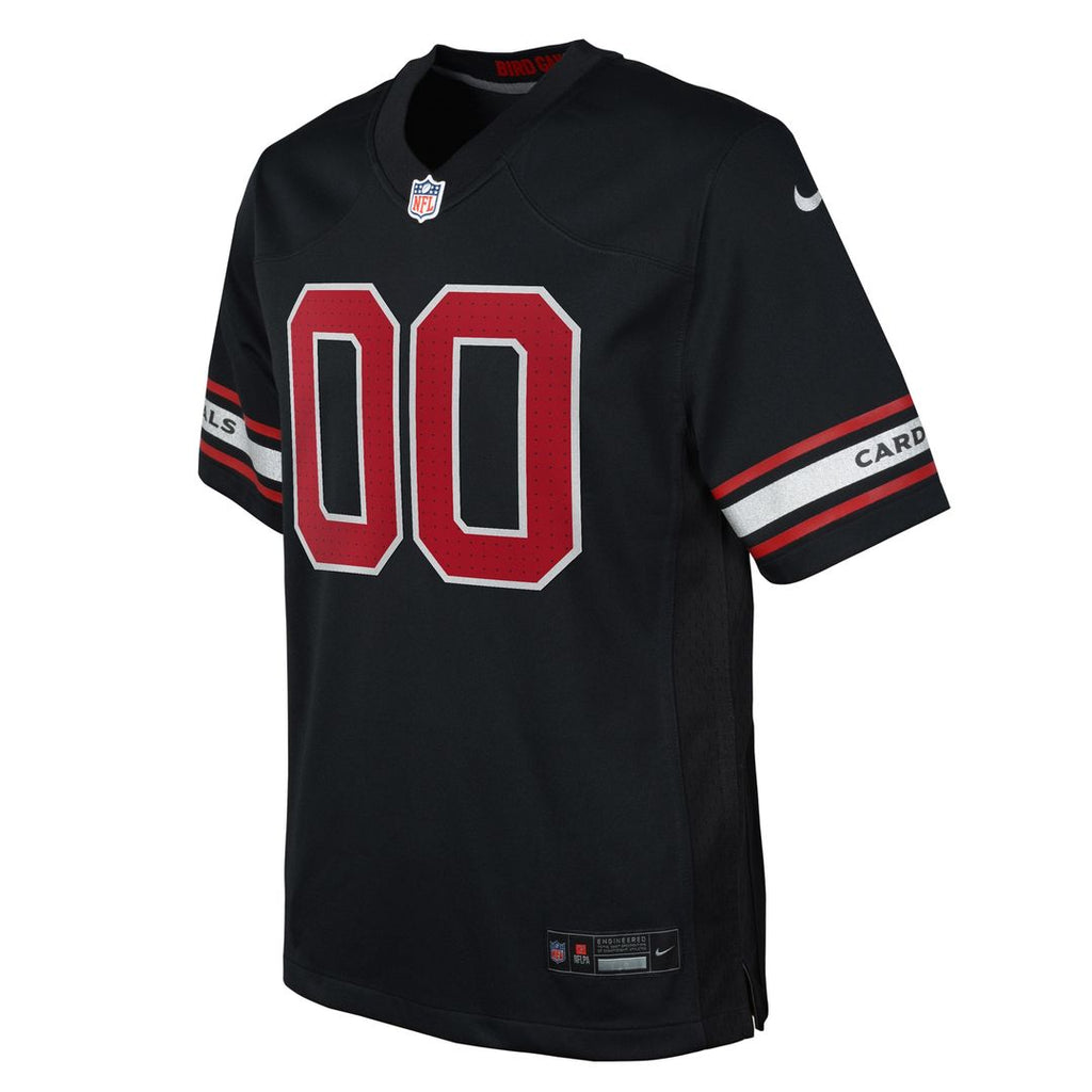 Arizona Cardinals Nike Youth Alternate Custom Game Jersey - Black Official NFL Team Apparel Football Fan Gear