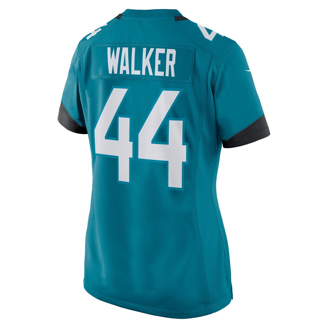 Travon Walker Jacksonville Jaguars Nike Women's Player Jersey - Teal Official NFL Team Apparel Football Fan Gear