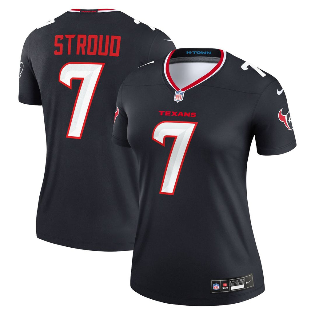 C.J. Stroud Houston Texans Nike Women's Legend Player Performance Top - Navy NFL Fan Gear Popular Style
