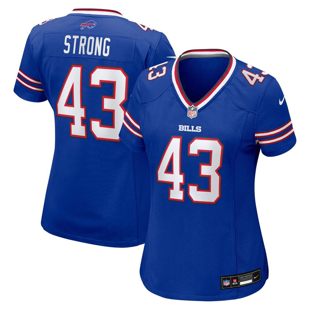 Dorian Strong Buffalo Bills Nike Women's Team Game Jersey - Royal Official NFL Team Apparel Football Fan Gear