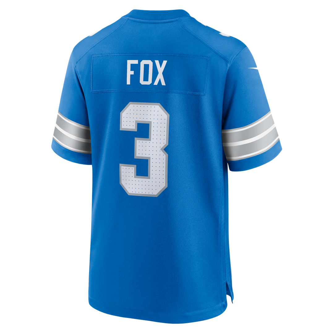 Jack Fox Detroit Lions Nike Team Game Jersey - Blue Official NFL Team Apparel Football Fan Gear