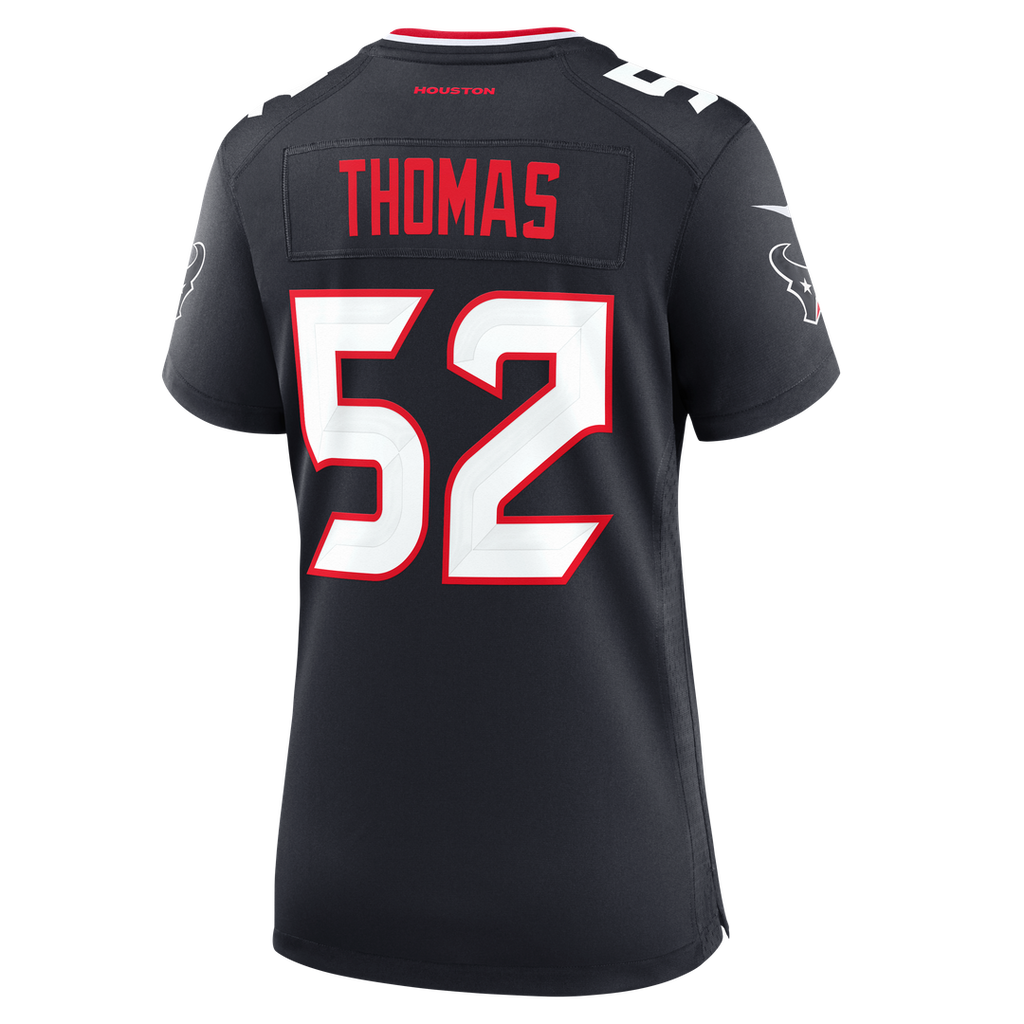 Xavier Thomas Houston Texans Nike Women's Team Game Jersey - Navy Official NFL Team Apparel Football Fan Gear