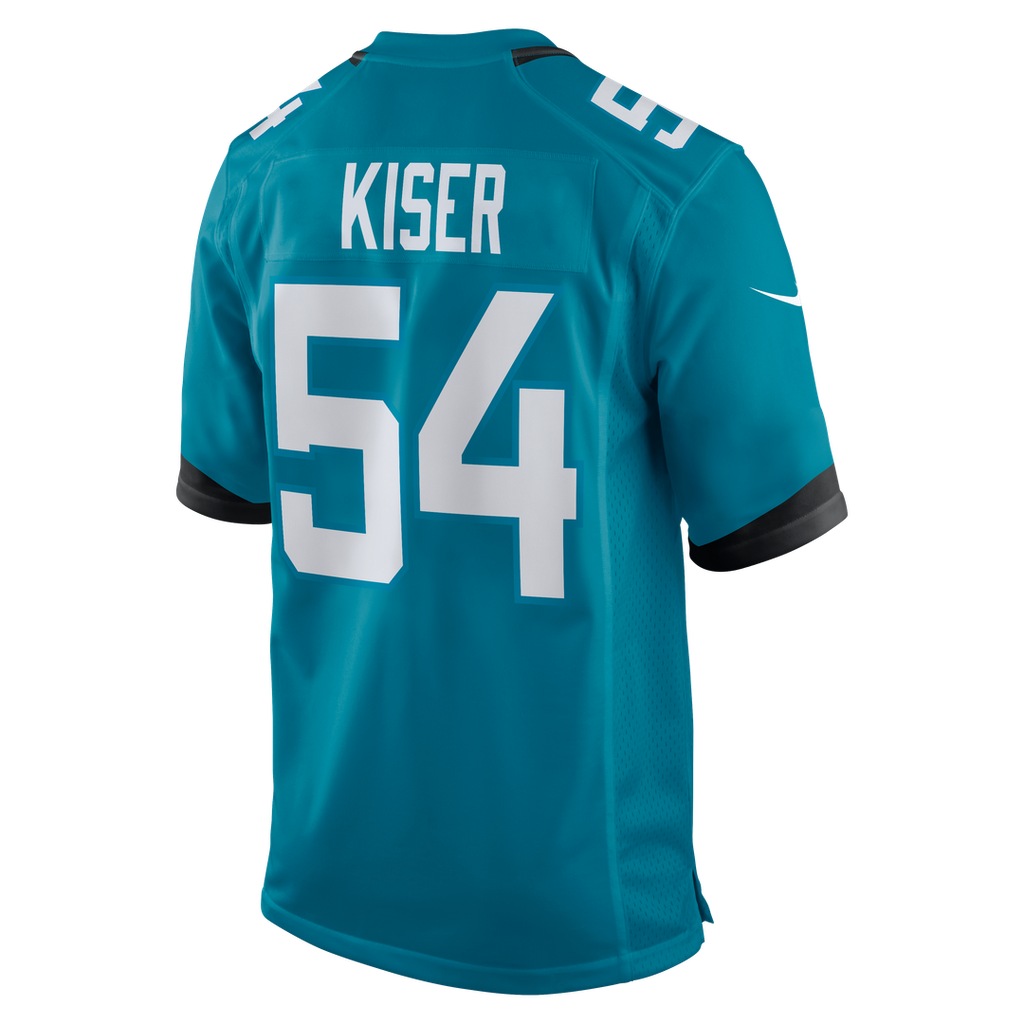 Jack Kiser Jacksonville Jaguars Nike Team Game Jersey - Teal Official NFL Team Apparel Football Fan Gear