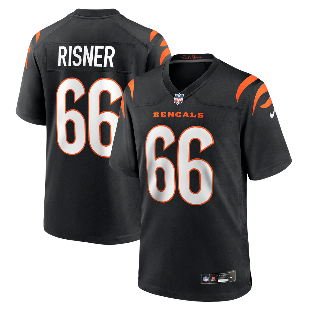 Dalton Risner Cincinnati Bengals Nike Team Game Jersey - Black Official NFL Team Apparel Football Fan Gear