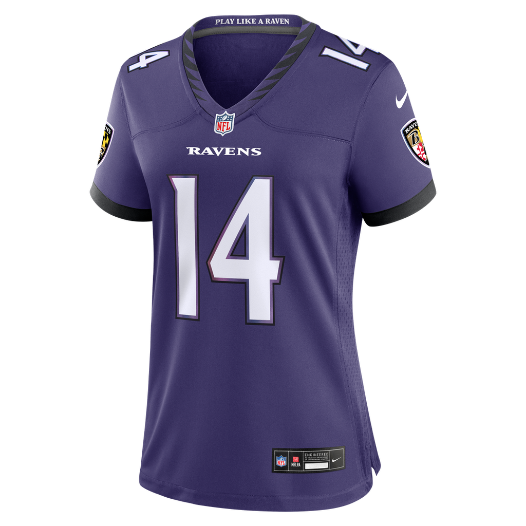 Kyle Hamilton Baltimore Ravens Nike Women's Alternate Game Jersey - Black Official NFL Team Apparel Football Fan Gear