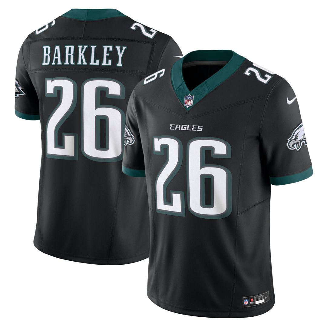 Saquon Barkley Philadelphia Eagles Nike Vapor F.U.S.E. Limited Jersey - Midnight Green Official NFL Team Apparel Football Fan Gear