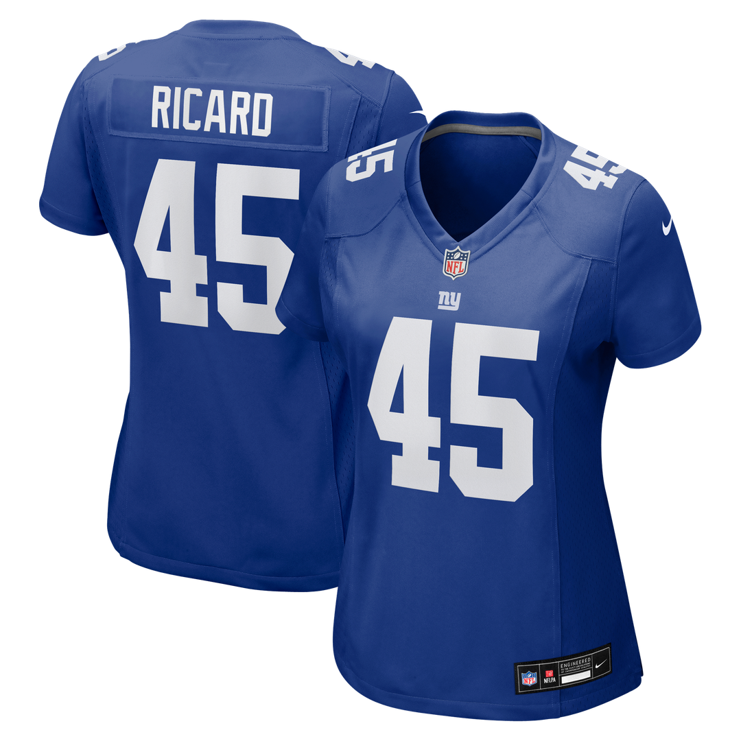 Patrick Ricard New York Giants Nike Women's Team Game Jersey - Royal Official NFL Team Apparel Football Fan Gear