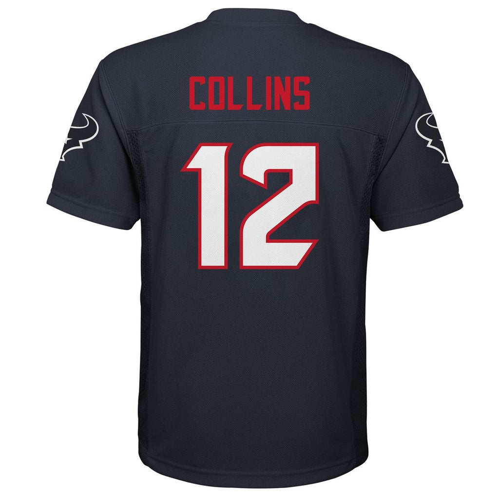 Nico Collins Houston Texans Youth Replica Player Jersey - Navy Official NFL Team Apparel Football Fan Gear
