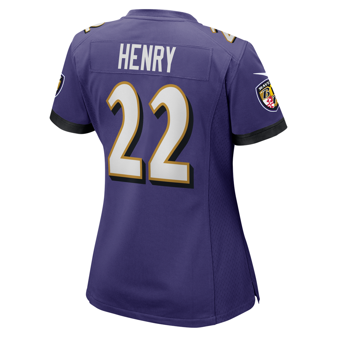 Derrick Henry Baltimore Ravens Nike Women's Game Player Jersey - Purple Official NFL Team Apparel Football Fan Gear