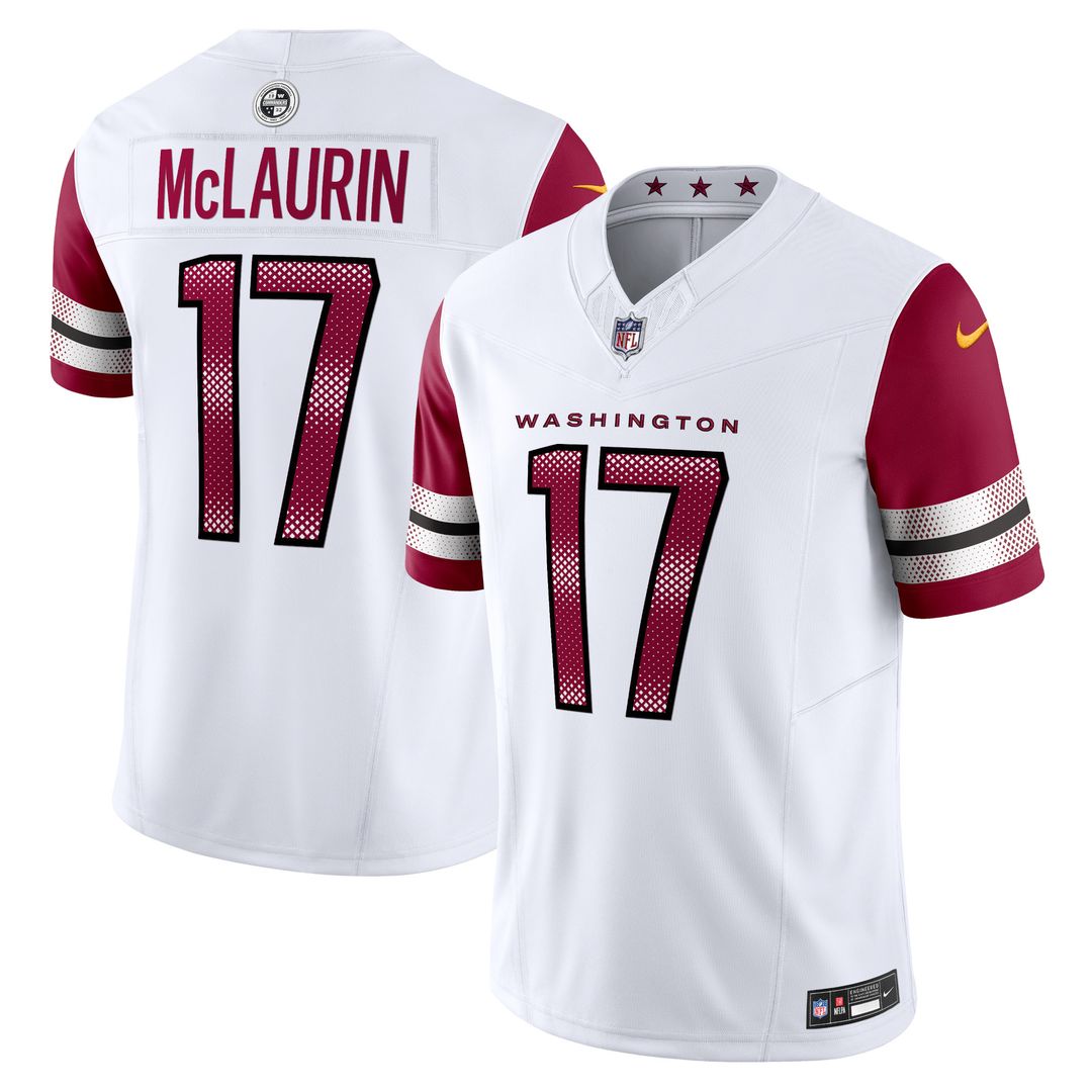 Terry McLaurin Washington Commanders Nike Vapor F.U.S.E. Limited Jersey - White Official NFL Team Apparel Football Fan Gear