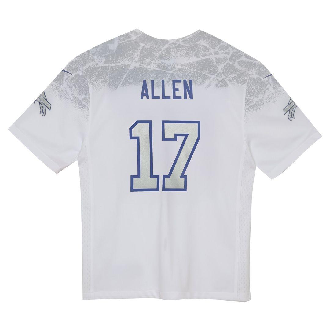 Josh Allen Buffalo Bills Nike Toddler 2025 Rivalries Collection Game Jersey - White Official NFL Team Apparel Football Fan Gear