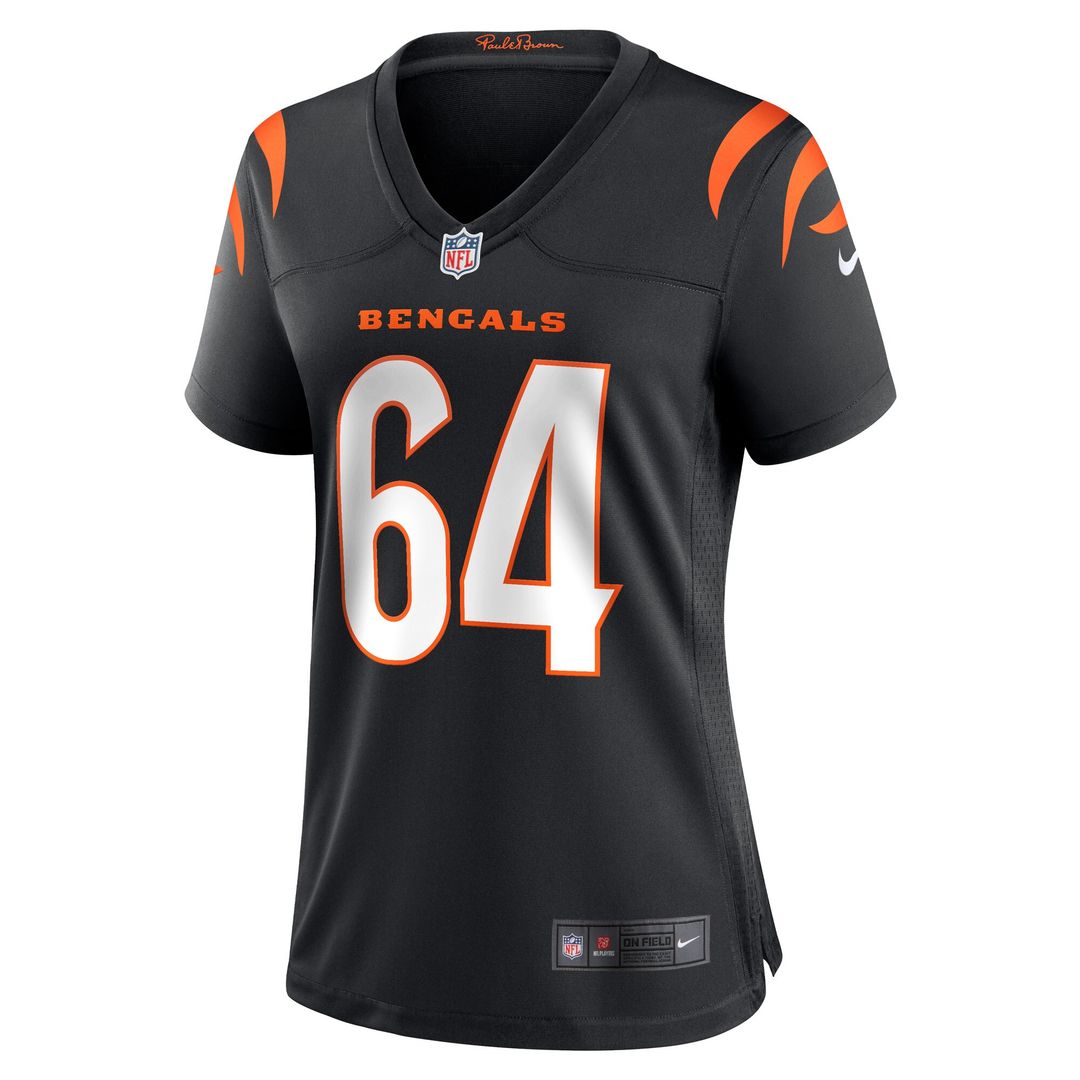 Ted Karras Cincinnati Bengals Nike Women's Game Player Jersey - Black Official NFL Team Apparel Football Fan Gear