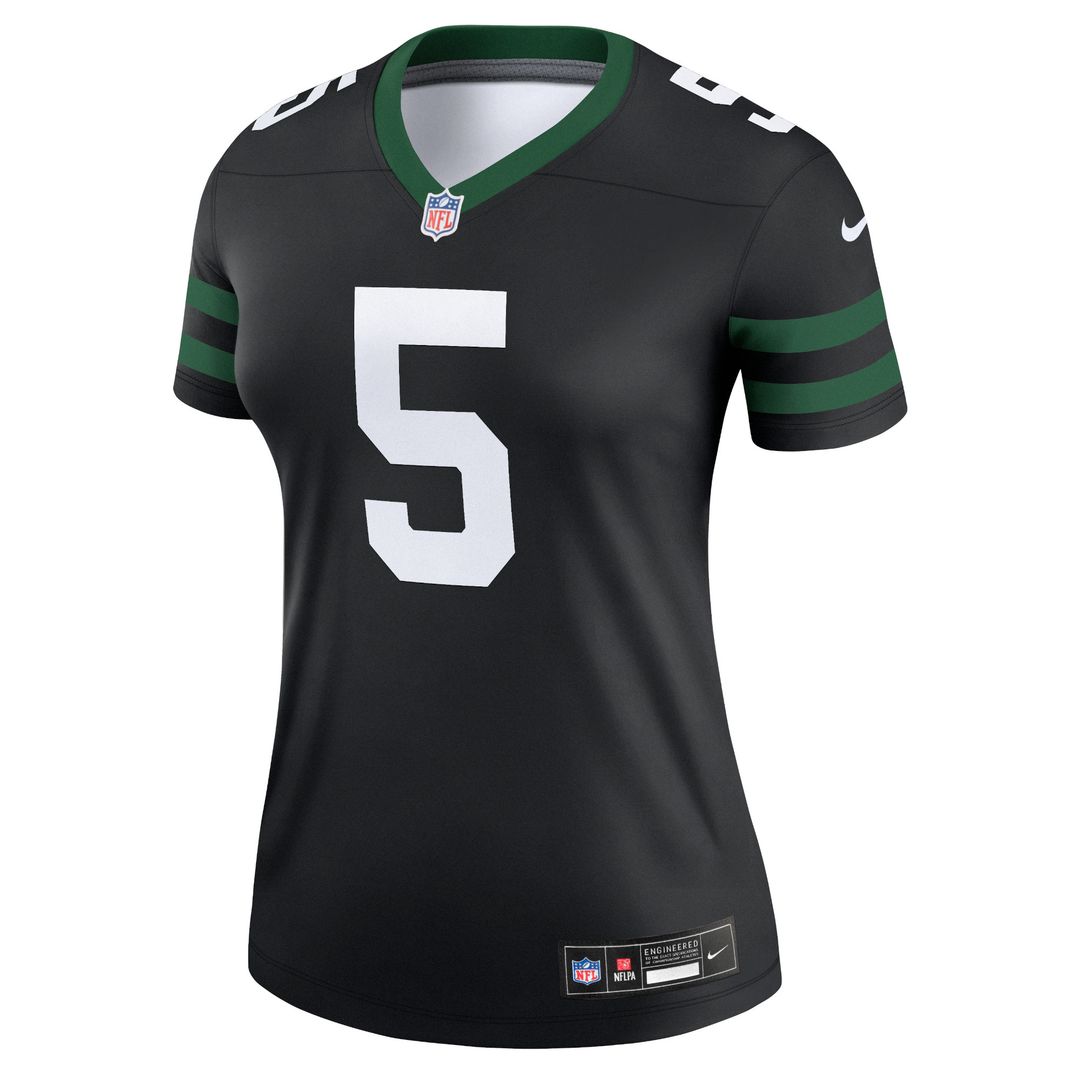 Garrett Wilson New York Jets Nike Women's Legend Player Performance Top - Legacy Green NFL Fan Gear Popular Style