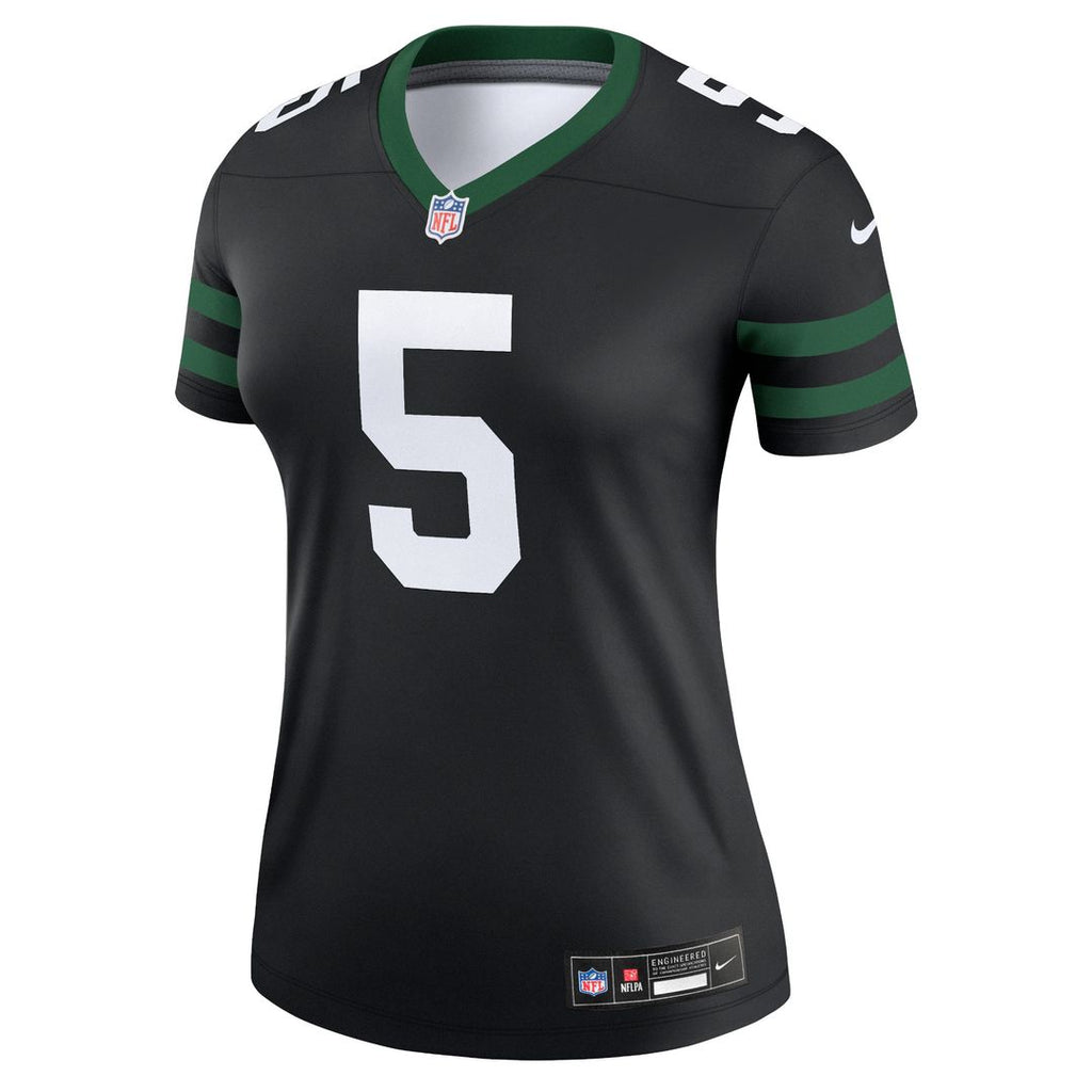 Garrett Wilson New York Jets Nike Women's Alternate Legend Player Performance Top - Classic Alternate White NFL Fan Gear Popular Style