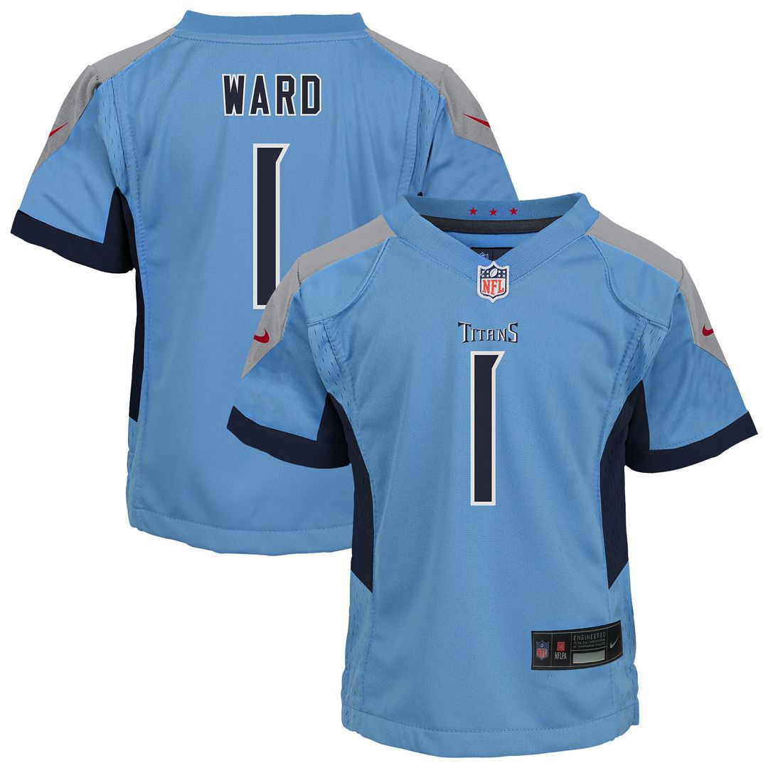 Cameron Ward Tennessee Titans Nike Toddler Game Jersey - Light Blue Official NFL Team Apparel Football Fan Gear