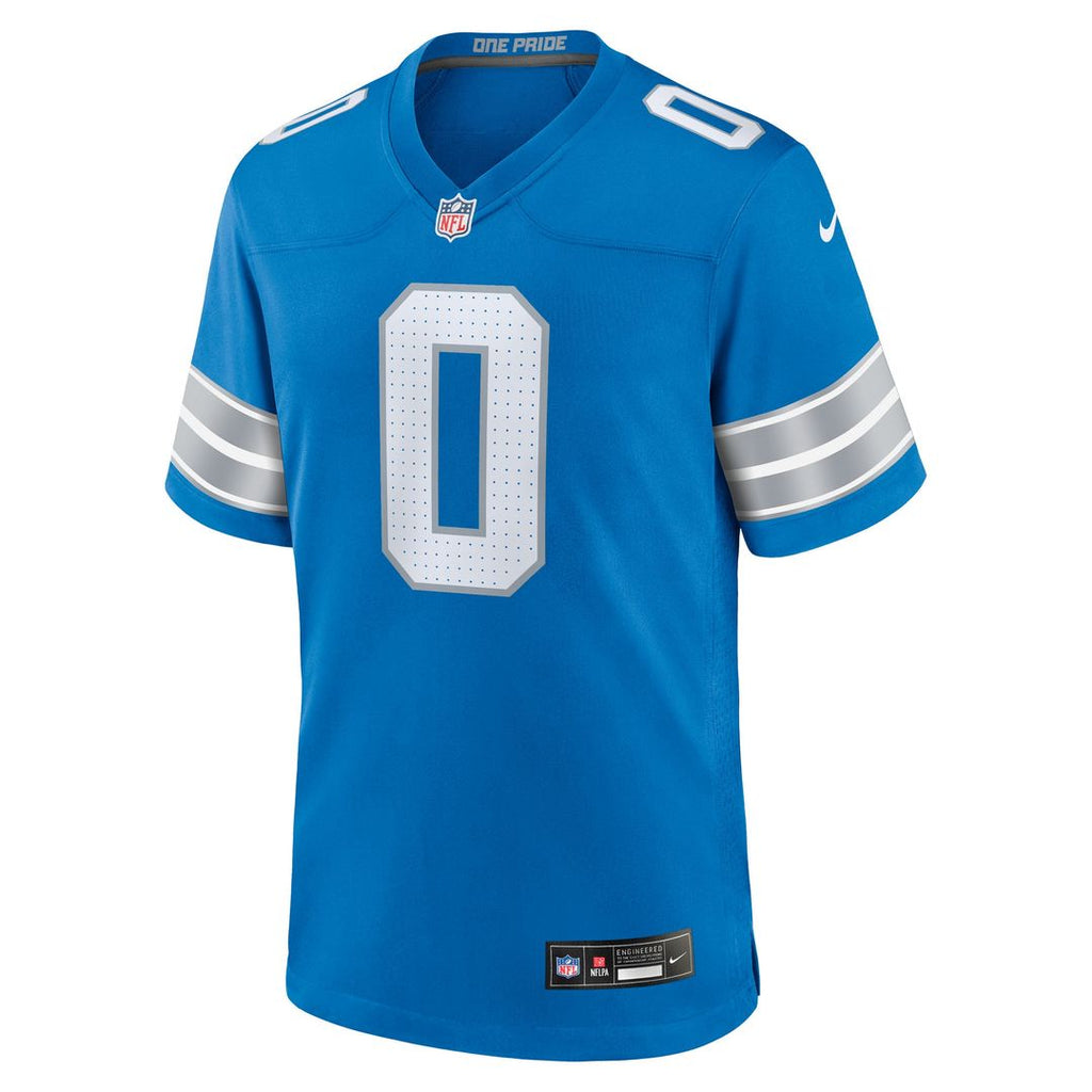 Jahmyr Gibbs Detroit Lions Nike Game Player Jersey - White Official NFL Team Apparel Football Fan Gear
