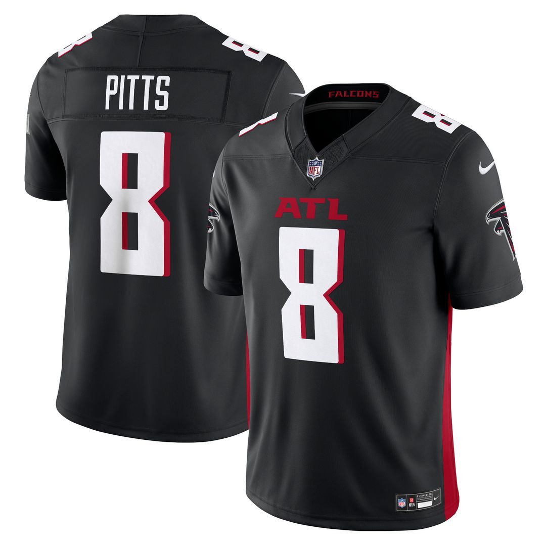 Kyle Pitts Atlanta Falcons Nike Vapor F.U.S.E. Limited Jersey - Black Official NFL Team Apparel Football Fan Gear