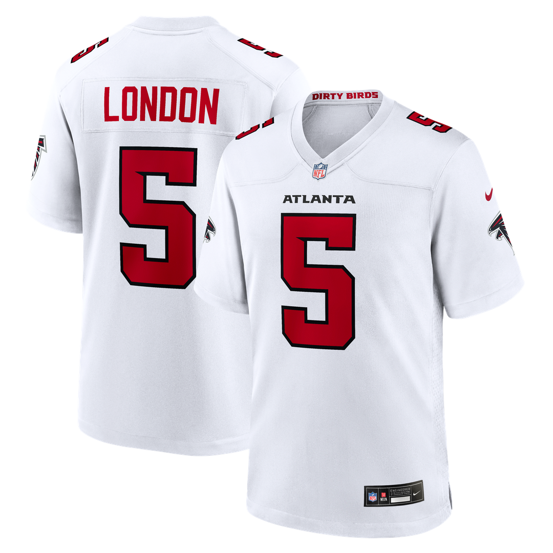 Drake London Atlanta Falcons Nike Game Jersey - Red Official NFL Team Apparel Football Fan Gear