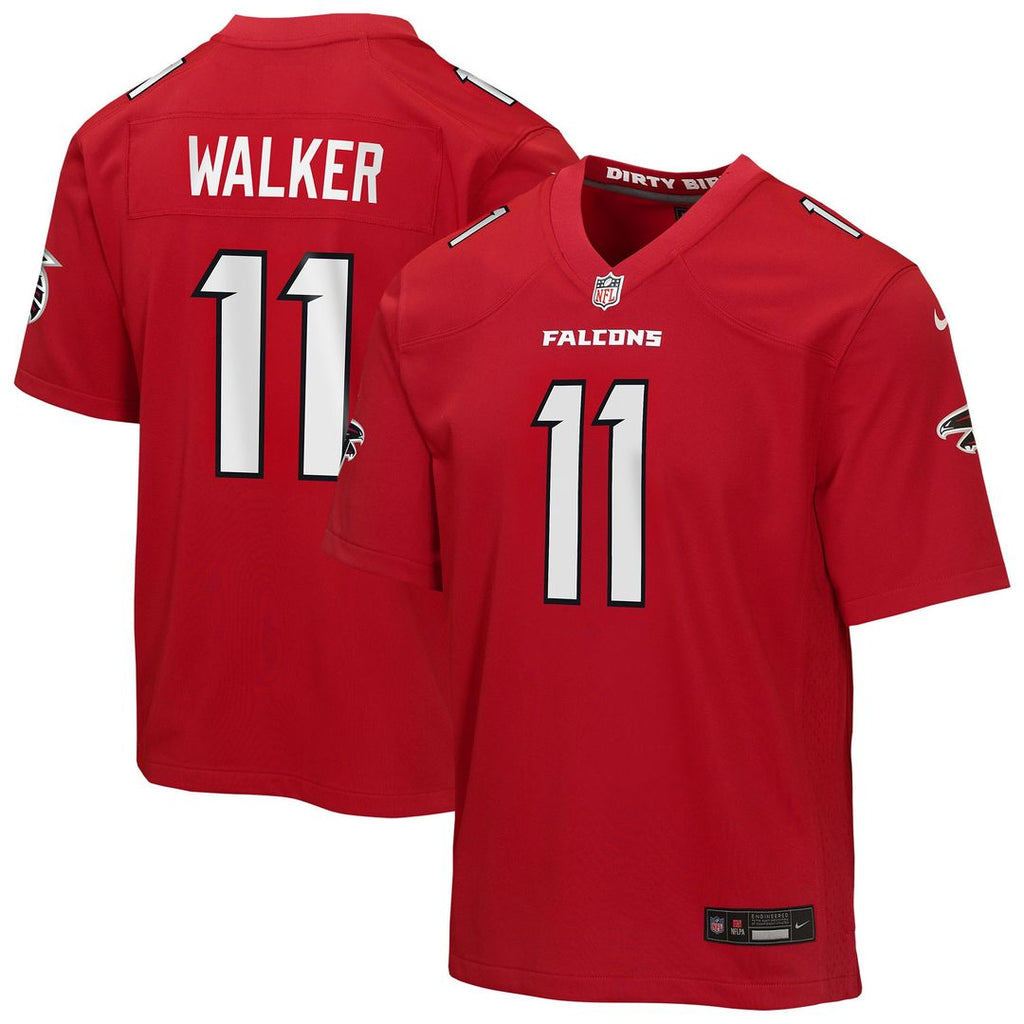 Jalon Walker Atlanta Falcons Nike Youth Game Jersey - Red Official NFL Team Apparel Football Fan Gear