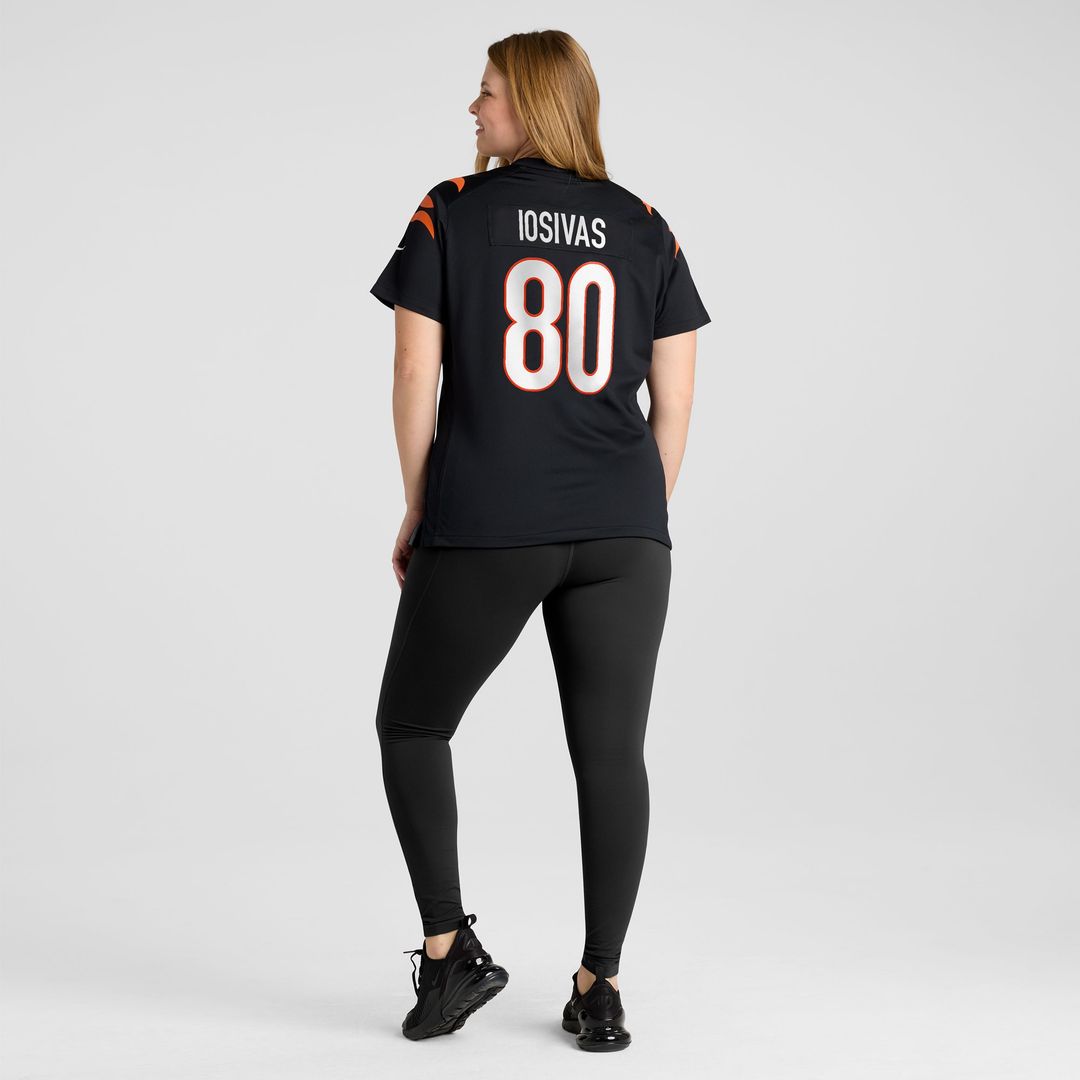 Andrei Iosivas Cincinnati Bengals Nike Women's Team Game Jersey - Black Official NFL Team Apparel Football Fan Gear