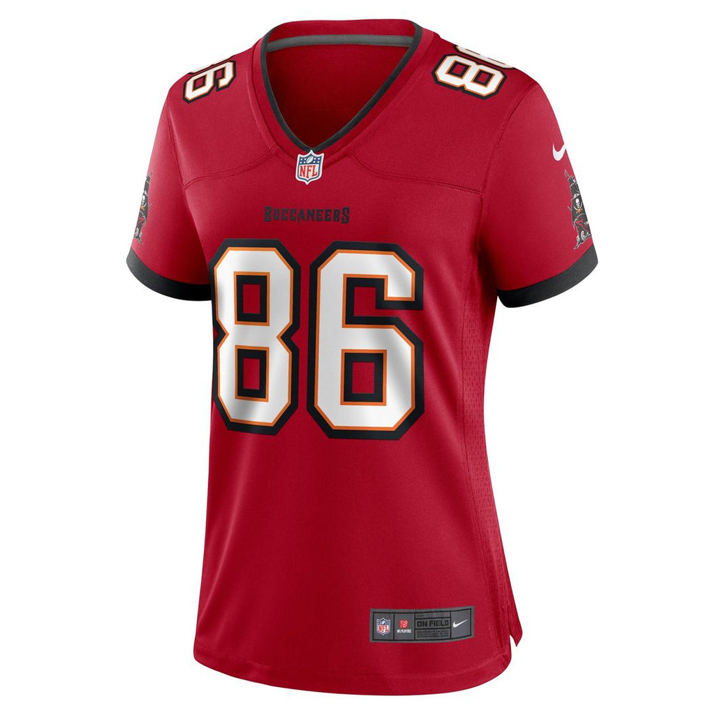 Evan Deckers Tampa Bay Buccaneers Nike Women's Team Game Jersey - Red Official NFL Team Apparel Football Fan Gear