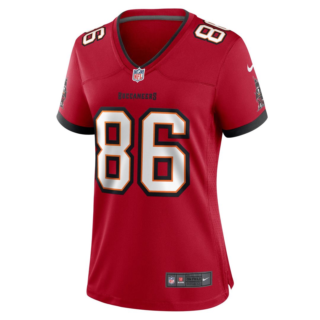Evan Deckers Tampa Bay Buccaneers Nike Women's Team Game Jersey - Red Official NFL Team Apparel Football Fan Gear