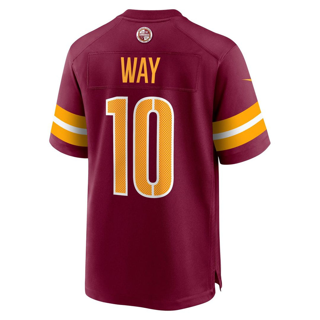 Tress Way Washington Commanders Nike Game Jersey - White Official NFL Team Apparel Football Fan Gear