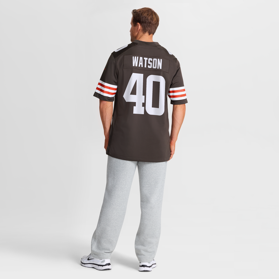 Nathaniel Watson Cleveland Browns Nike Team Game Jersey - Brown Official NFL Team Apparel Football Fan Gear