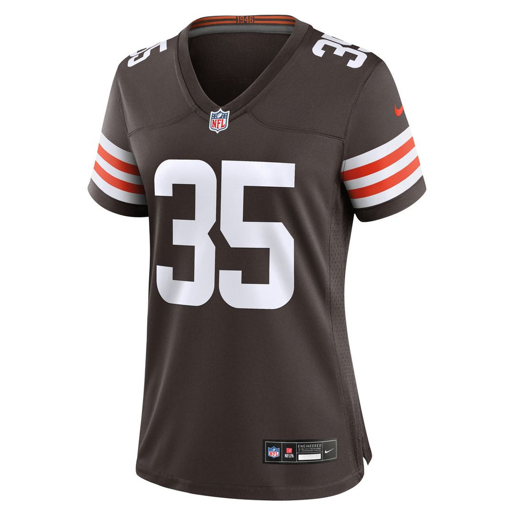 Raheim Sanders Cleveland Browns Nike Women's Team Game Jersey - Brown Official NFL Team Apparel Football Fan Gear