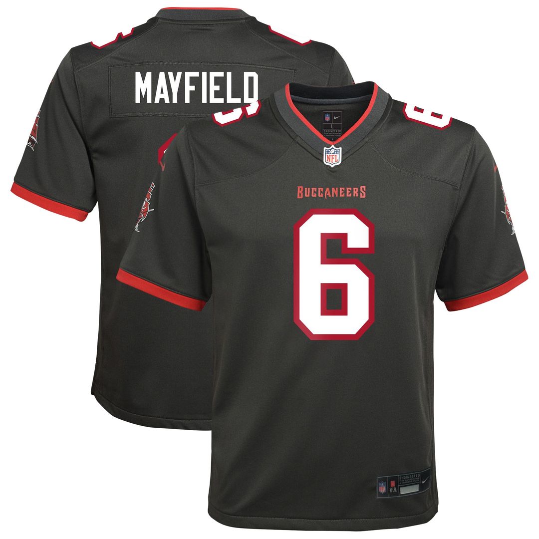 Baker Mayfield Tampa Bay Buccaneers Nike Youth Alternate Game Jersey - Orange Official NFL Team Apparel Football Fan Gear