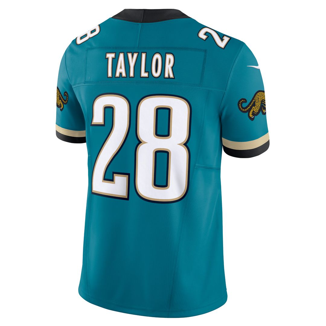 Fred Taylor Jacksonville Jaguars Nike Prowler Throwback Vapor F.U.S.E. Limited Retired Player Jersey - Teal Official NFL Team Apparel Football Fan Gea