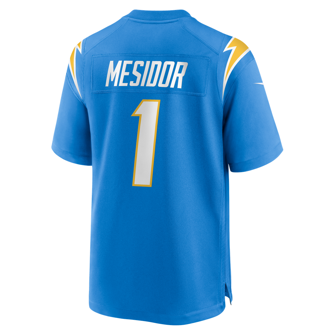 Akheem Mesidor Los Angeles Chargers Nike 2026 NFL Draft First Round Pick No. 22 Team Game Jersey - Powder Blue Official NFL Team Apparel Football Fan